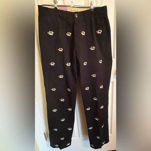 University Of Missouri MIZZOU Pennington & Bailes Stadium Pants Black Size 33